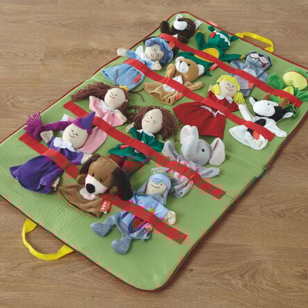 Role Play Carry Along Puppets Set 14pcs  hi\-res