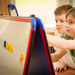 Wedge Folding Tabletop Magnetic Portable Whiteboard  hi\-res