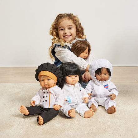 Miniland Doll Profession Job Outfits 6pk  hi\-res