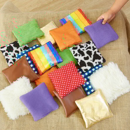 TTS Find the Match Fabric Sensory Beanbags 20pk  hi\-res