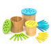 TTS Colour Matching Posting Pots Wooden Straws  hi\-res