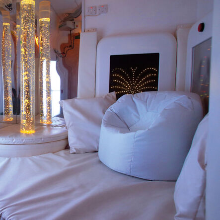 Sensory Room White Bean Bag  hi\-res