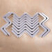 TTS Metallic Silver Stacking Zig Zags 12pk  hi\-res