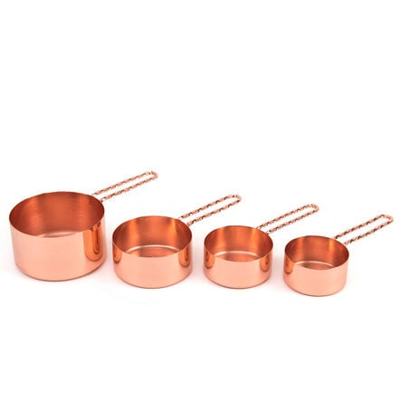 Rose Gold Measuring Cups 4pk  hi\-res