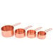 Rose Gold Measuring Cups 4pk  hi\-res