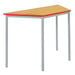 Fully Welded Tables Coloured Edge Trapezium  hi\-res
