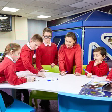 School Whiteboard Table H733 x W1400 x D875mm  hi\-res
