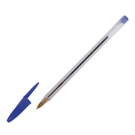 Bic Cristal Ballpoint Pens \- Medium Nib 50pk Blue Blue hi\-res