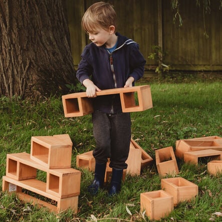 Outdoor Hollow Building Blocks 24pk  hi\-res