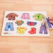 Wooden Large Peg Puzzles 4pk  hi\-res