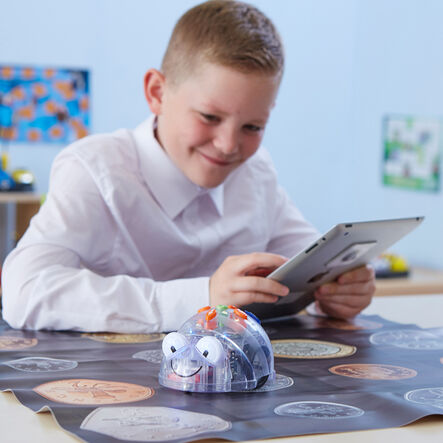 TTS Blue\-Bot® Bluetooth Programmable Floor Robot Single  hi\-res