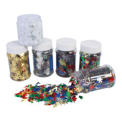 Tub of Christmas Sequins Assorted 100g  Tub of Christmas Sequins Assorted 100g  hi-res