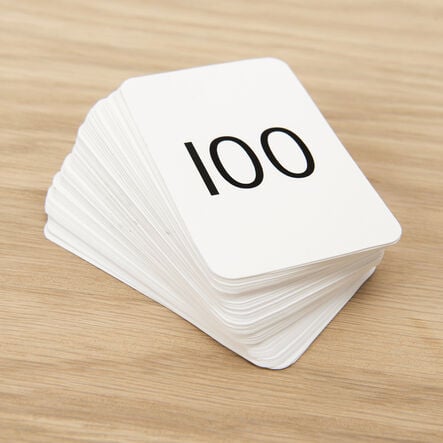 0\-100 Digit Number Cards  hi\-res