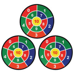 Number Dartboards Adhesive Balls and Targets 3pk  Number Dartboards Adhesive Balls and Targets 3pk  hi-res