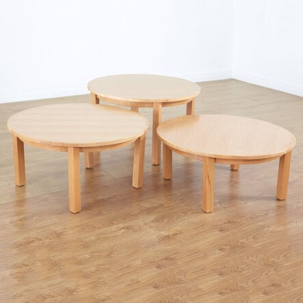 Beech Veneer Round Classroom Table  hi\-res