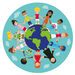 Children Around the World Circular Rug  hi\-res