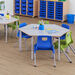 Trapezoid Crush Bent Tables  hi\-res