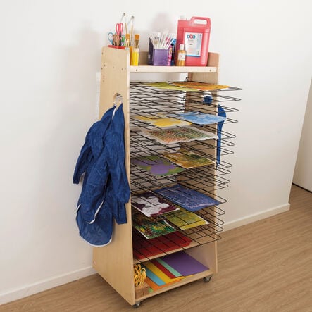 TTS Easy Access Wooden Drying Rack Art Station  hi\-res