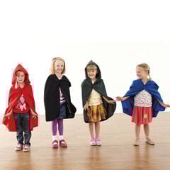 Role Play Dressing Up Coloured Cloaks 4pk  hi-res