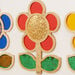 TTS Mark Making Sequin and Mirror Daisy Frames Multi\-buy Multicoloured hi\-res