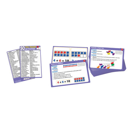 Ten Frame Activity Cards 50pk  hi\-res
