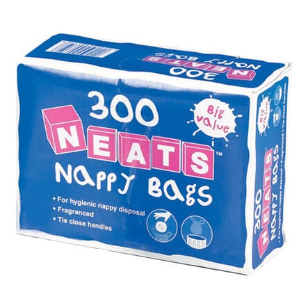 Nappy Bags W300 x H335mm 300pk  hi\-res
