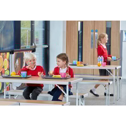 Fast Fold Rectangular Dining Table  hi\-res
