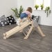 Pikler Inspired Climb \x26 Slide Nursery  hi\-res