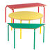Rectangle Coloured Frame Classroom Table  hi\-res