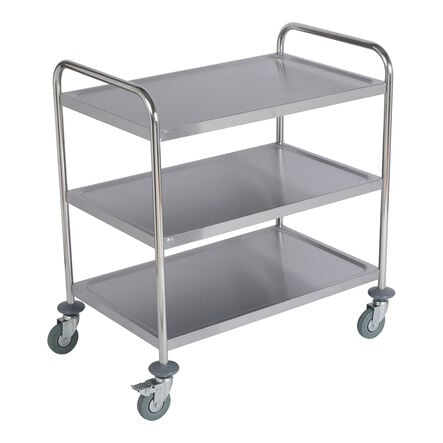 Stainless Steel Serving Trolley  hi\-res