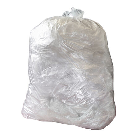 Medium\-Duty Clear Refuse Sacks 200pk  hi\-res
