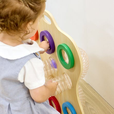 Learn Well Wooden Twist \x26 Turn Tubie Posting Tower  hi\-res