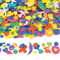 Foam Pieces Assorted 1000pk  Foam Pieces Assorted 1000pk  hi-res