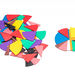 RE\-Plastic® Fraction Set Round in 10 Colours 71pcs  hi\-res