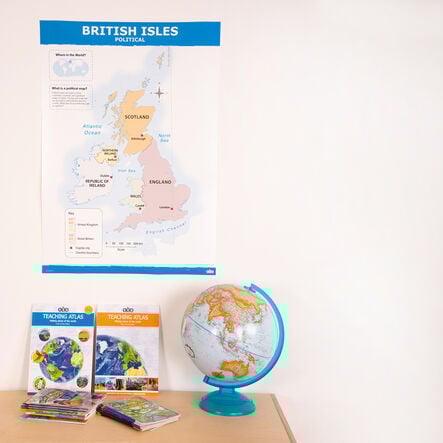 TTS British Isles UK Map Political and Physical A1 KS1  hi\-res