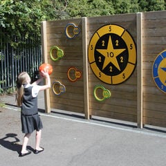 Playground Target Game Wall  Playground Target Game Wall  hi-res