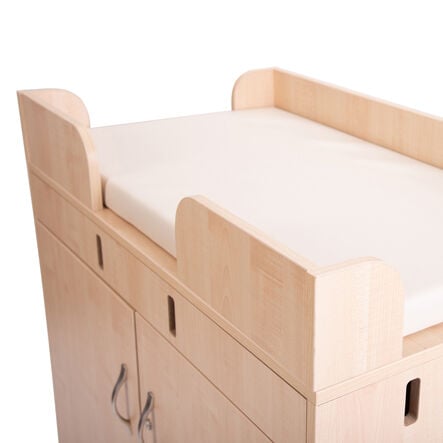 Walk Up Change Unit with Antibac Mat Cream Cream hi\-res