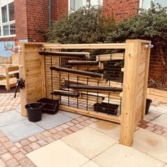 Outdoor Wooden Water Channelling Unit H117 x W203cm  hi-res