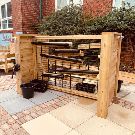 Outdoor Wooden Water Channelling Unit  hi\-res