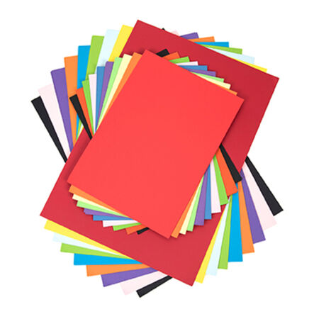 Brightly Coloured Mounting Paper 160gsm 100pk  hi\-res