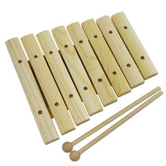 Wooden Xylophone With Engraved Notes Names  Wooden Xylophone With Engraved Notes Names  hi-res