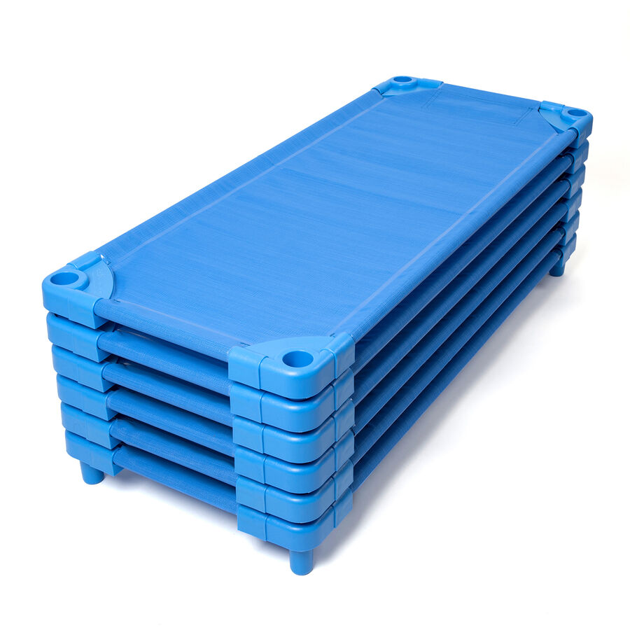 Stackable nursery beds top