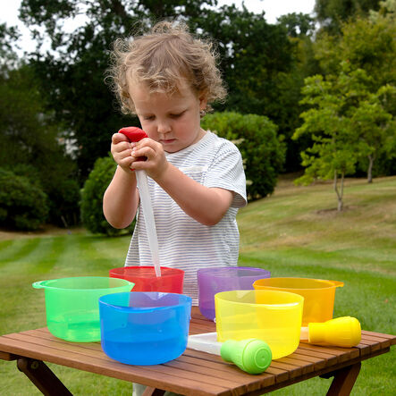 Outdoor Play Rainbow Measuring Pipettes 4pk  hi\-res