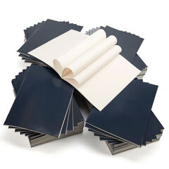 Pisces Laminated Stapled Sketchbooks Blue A4 100gsm 50pk Blue hi-res