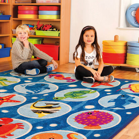 Sea Life Rectangular Carpet 3m x 2m  hi\-res