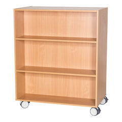 Double Sided Mobile Bookcase 1200mm(h)  Double Sided Mobile Bookcase 1200mm(h)  hi-res