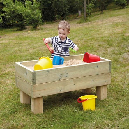 Free Standing Wooden Sandpit  hi\-res