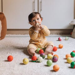 Oli & Carol Baby Sensory Balls Fruit & Veg Big Bundle  hi-res