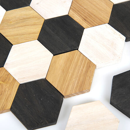 Wooden Hexagon Construction Set  hi\-res