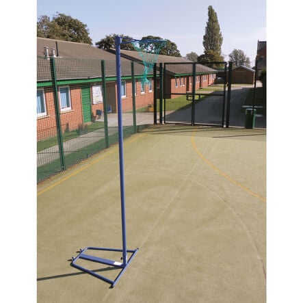 Freestanding Wheelaway Netball Posts 10mm Ring  hi\-res